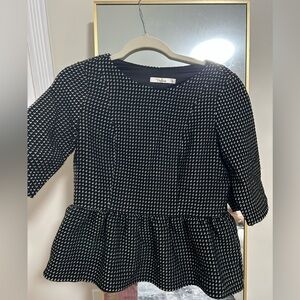 Darling Black and White Formal Kids Dress